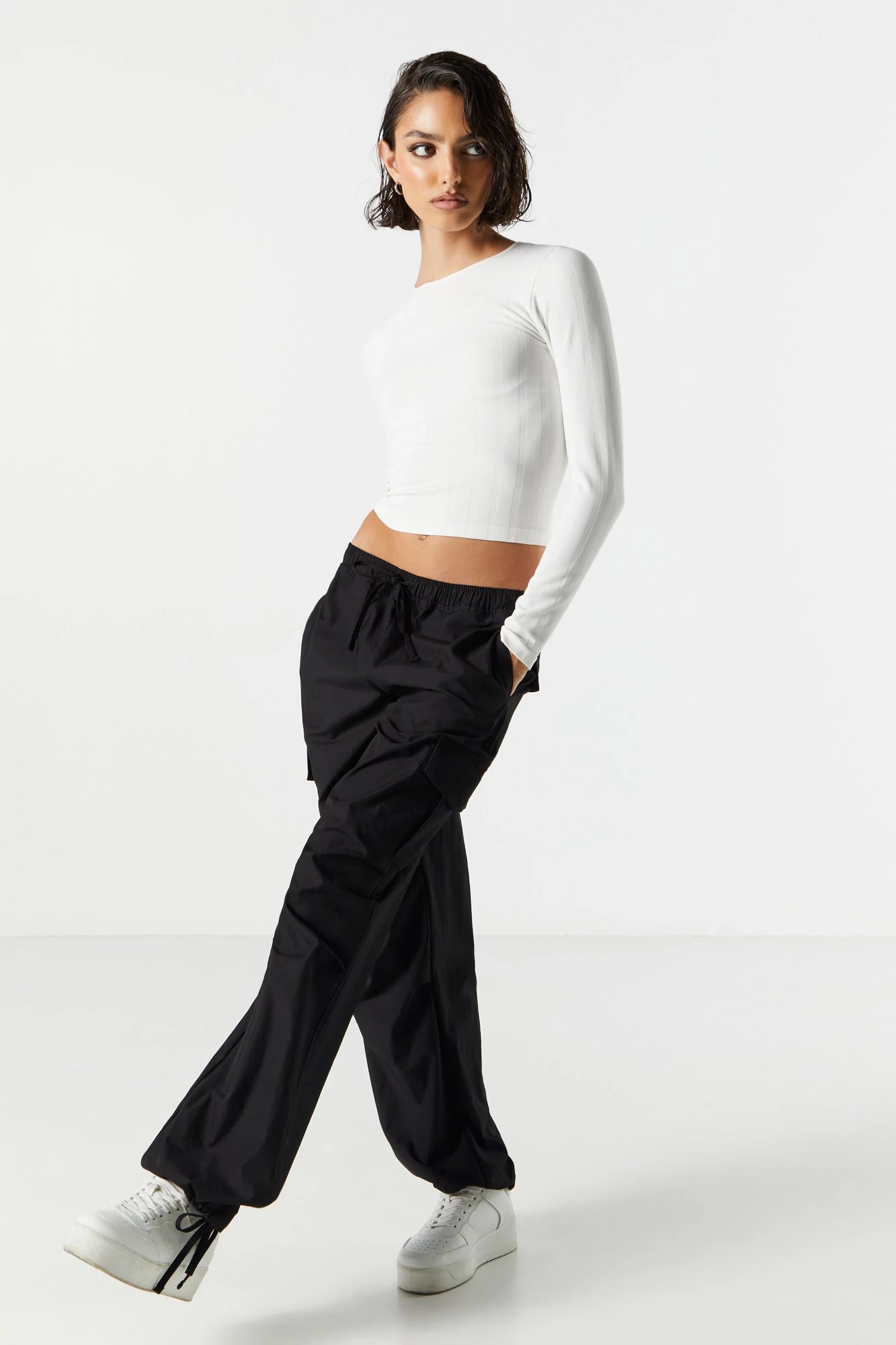 Twill Cargo Parachute Pant 7 Twill Cargo Parachute Pant - Image 5