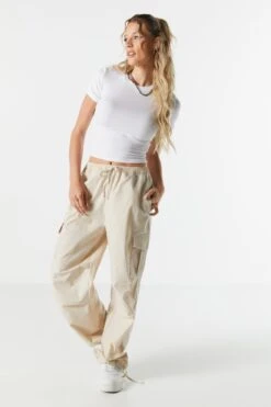 Twill Cargo Parachute Pant -Mini Aura Shop 071403538359 90 3