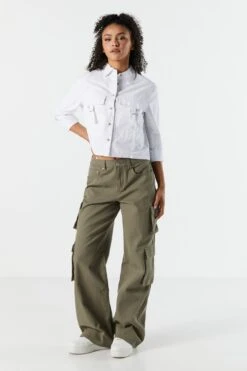 Bull Denim Multi Pocket Cargo Jean 20 Bull Denim Multi Pocket Cargo Jean -Mini Aura Shop 071439661343 31