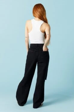 Osaka Black Wash Distressed Baggy Jean 7 Osaka Black Wash Distressed Baggy Jean -Mini Aura Shop 071639661162 01 2