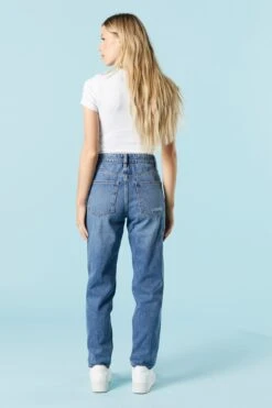 Dark Wash Distressed Mom Jean -Mini Aura Shop 071664647794 39 2