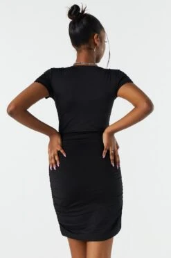 Contour Ruched Mini Dress 15 Contour Ruched Mini Dress -Mini Aura Shop 073003033631 01 1 1