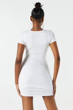 Contour Ruched Mini Dress 18 Contour Ruched Mini Dress -Mini Aura Shop 073003033631 10 1 1
