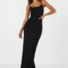 Scoop Neck Bodycon Maxi Dress