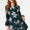 Floral Print Long Sleeve Wrap Dress 2 Floral Print Long Sleeve Wrap Dress -Mini Aura Shop 073226313742 33 0 e5ad7def d53f 46e0 96bd 36bf7660deb6 1