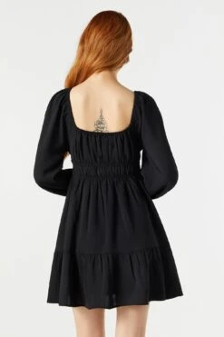 Sweetheart Tiered Babydoll Dress -Mini Aura Shop 073255953744 01 1 1