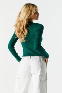 Button-Up Knit Skimmer Cardigan -Mini Aura Shop 073965630466 33 1