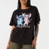 Stitch Stay Weird Graphic Boyfriend T-Shirt 2 Stitch Stay Weird Graphic Boyfriend T-Shirt -Mini Aura Shop 075036589694 01 0