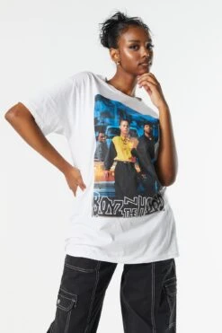 Boys N The Hood Graphic Boyfriend T-Shirt