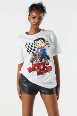 Betty Boop Graphic Boyfriend T-Shirt