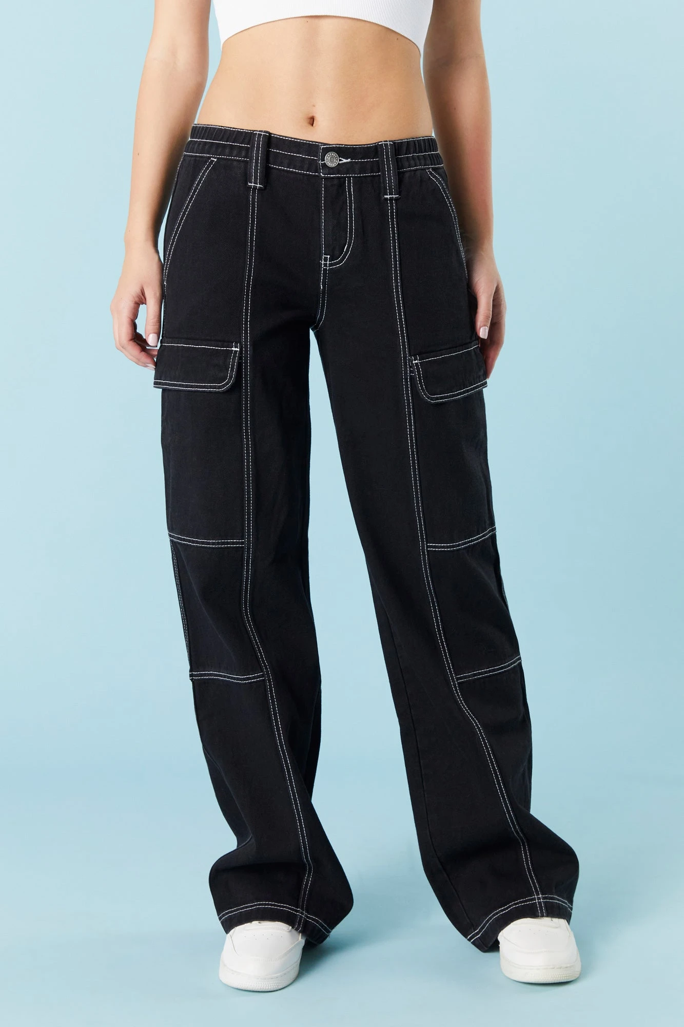 Elastic Waist Cargo Jean 4 Elastic Waist Cargo Jean - Image 2