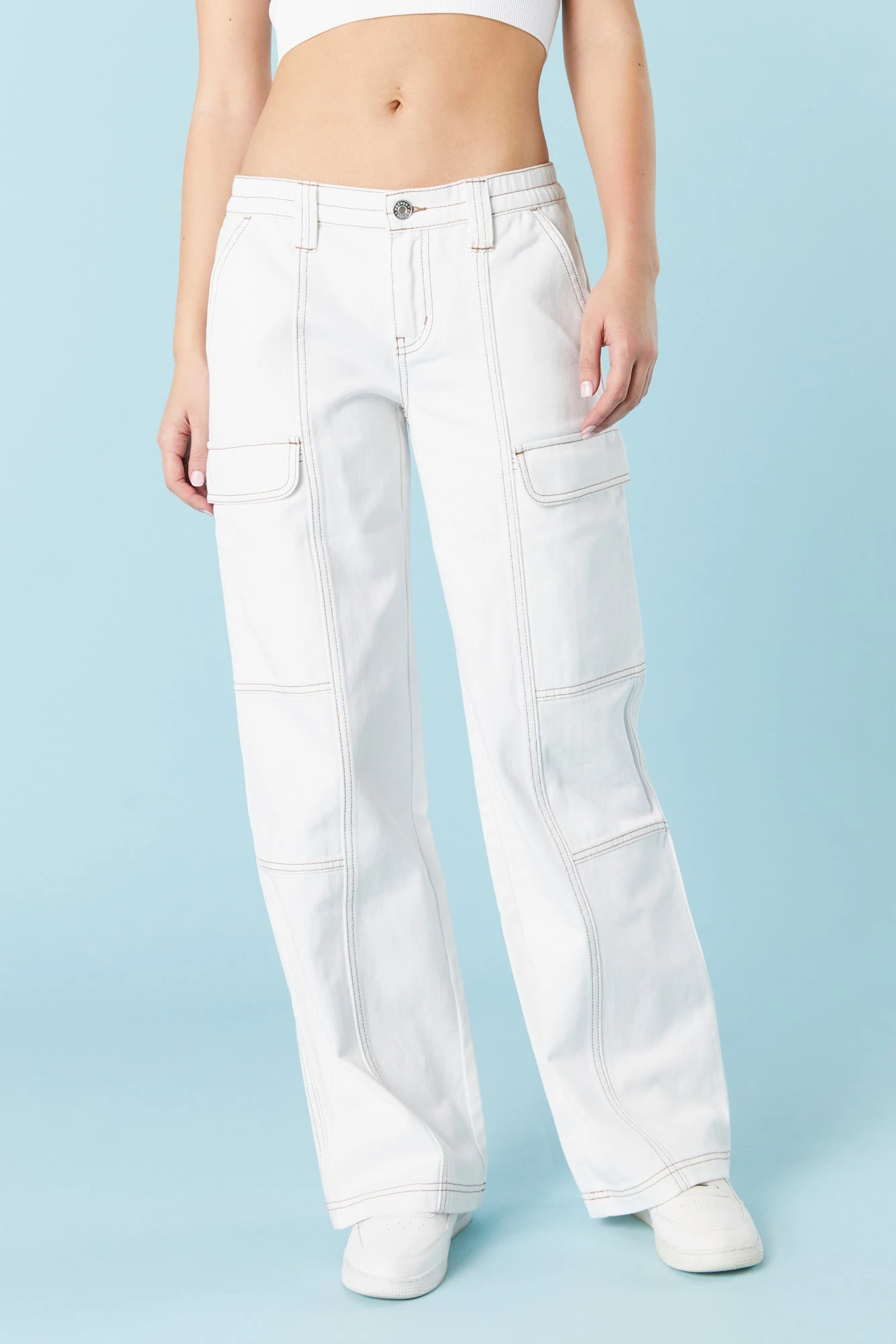 Elastic Waist Cargo Jean 7 Elastic Waist Cargo Jean - Image 5