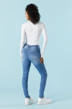 Rio Medium Wash Denim Jean -Mini Aura Shop 075639072001 58 2