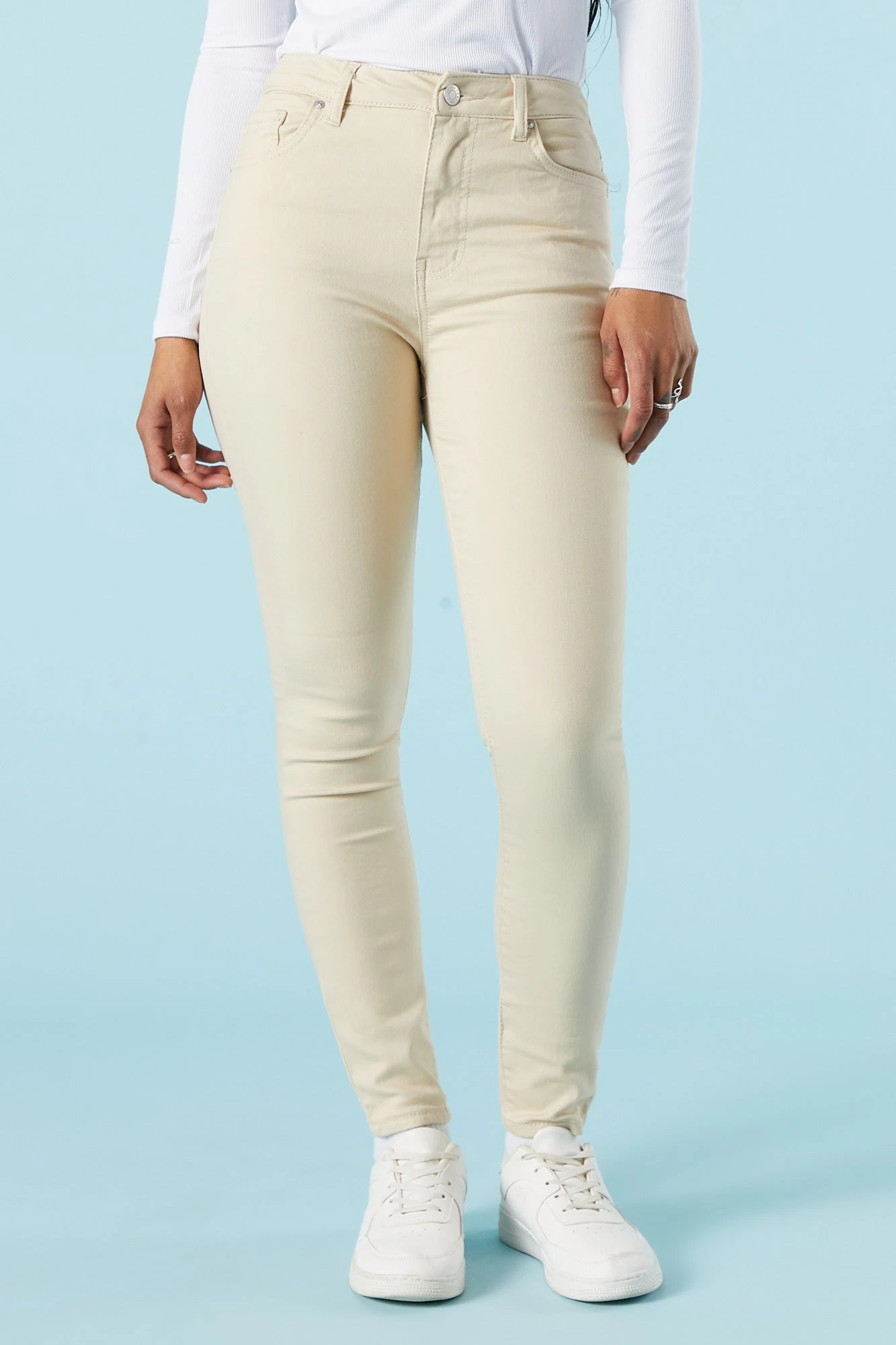 Tan Miami High Rise Skinny Jean 4 Tan Miami High Rise Skinny Jean - Image 2