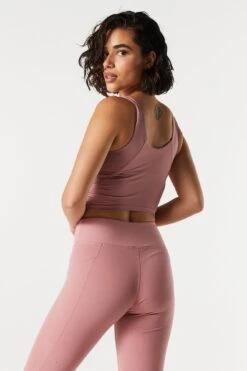 Scoop Neck Padded Active Tank -Mini Aura Shop 078603039407 66 1