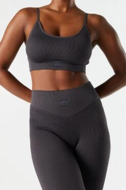 Sommer Ray Seamless Ribbed Active Bra 26 Sommer Ray Seamless Ribbed Active Bra -Mini Aura Shop 078603569259 05 3