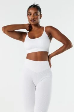 Sommer Ray Seamless Ribbed Active Bra 27 Sommer Ray Seamless Ribbed Active Bra -Mini Aura Shop 078603569259 10