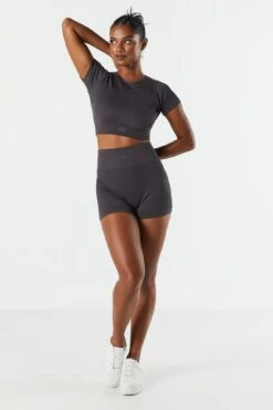 Sommer Ray Seamless Ribbed Active T-Shirt 25 Sommer Ray Seamless Ribbed Active T-Shirt -Mini Aura Shop 078603569260 05 2