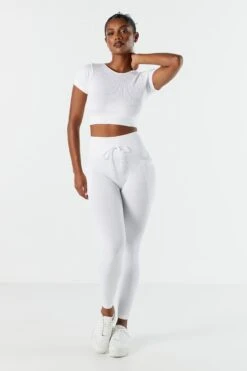 Sommer Ray Seamless Ribbed Active T-Shirt 29 Sommer Ray Seamless Ribbed Active T-Shirt -Mini Aura Shop 078603569260 10 2