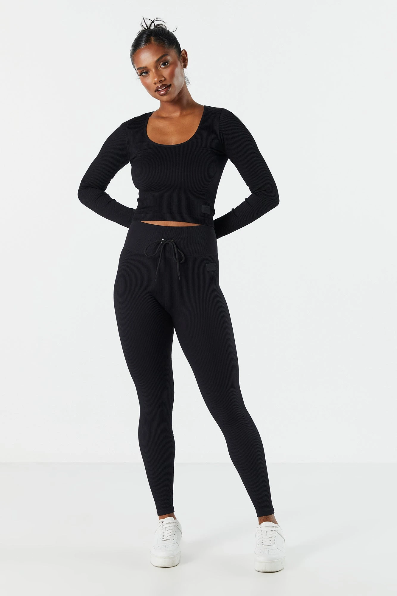 Sommer Ray Seamless Ribbed Long Sleeve Active Top 6 Sommer Ray Seamless Ribbed Long Sleeve Active Top - Image 4