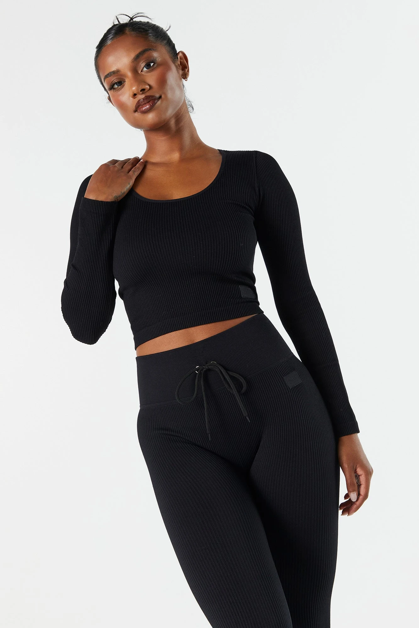 Sommer Ray Seamless Ribbed Long Sleeve Active Top 4 Sommer Ray Seamless Ribbed Long Sleeve Active Top - Image 2