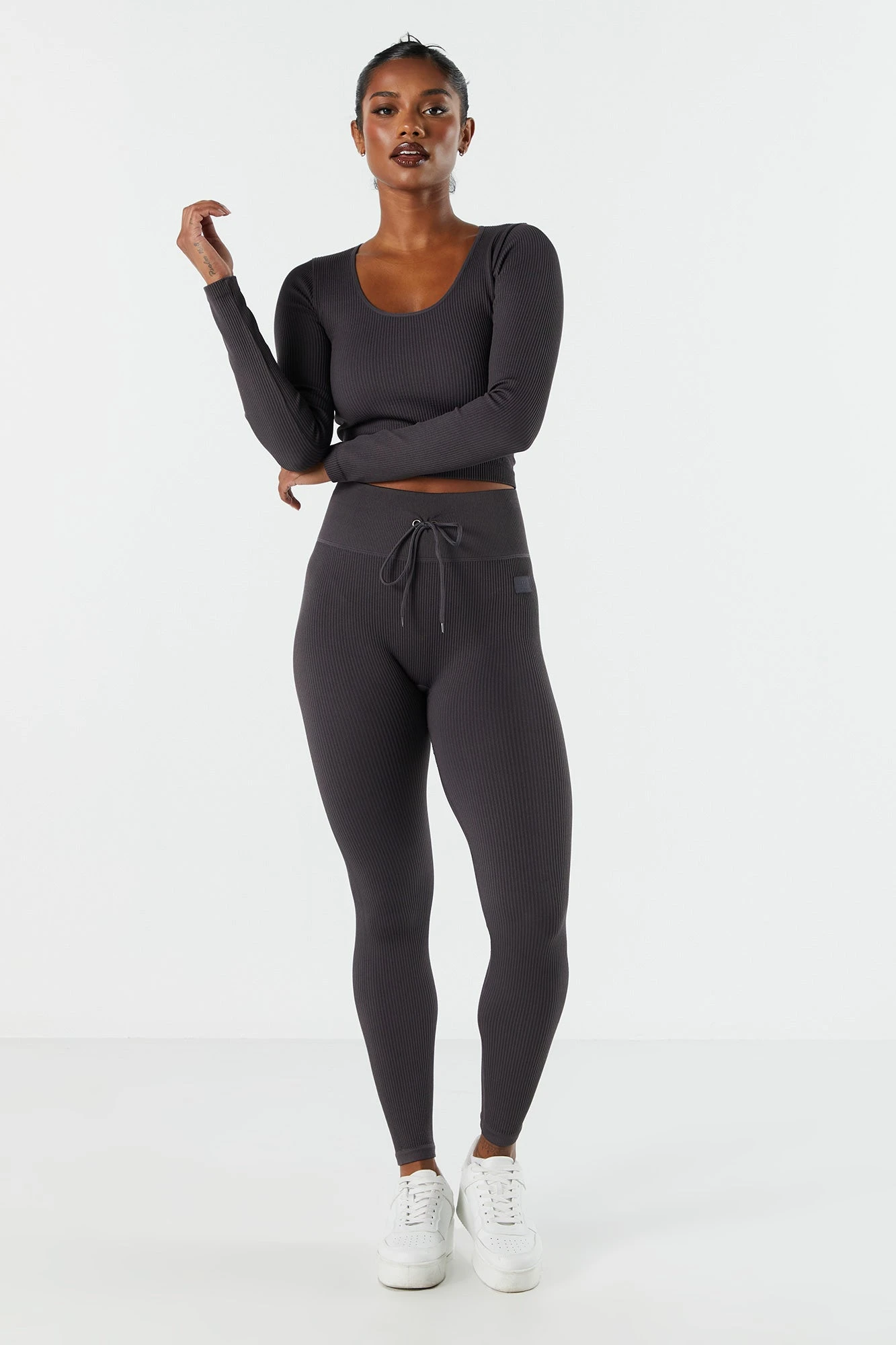 Sommer Ray Seamless Ribbed Long Sleeve Active Top 9 Sommer Ray Seamless Ribbed Long Sleeve Active Top - Image 7