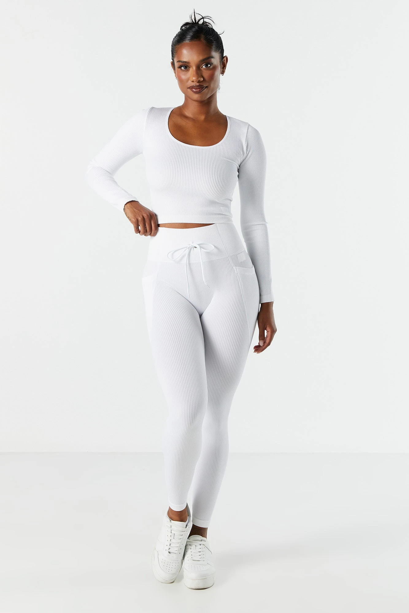Sommer Ray Seamless Ribbed Long Sleeve Active Top 13 Sommer Ray Seamless Ribbed Long Sleeve Active Top - Image 11