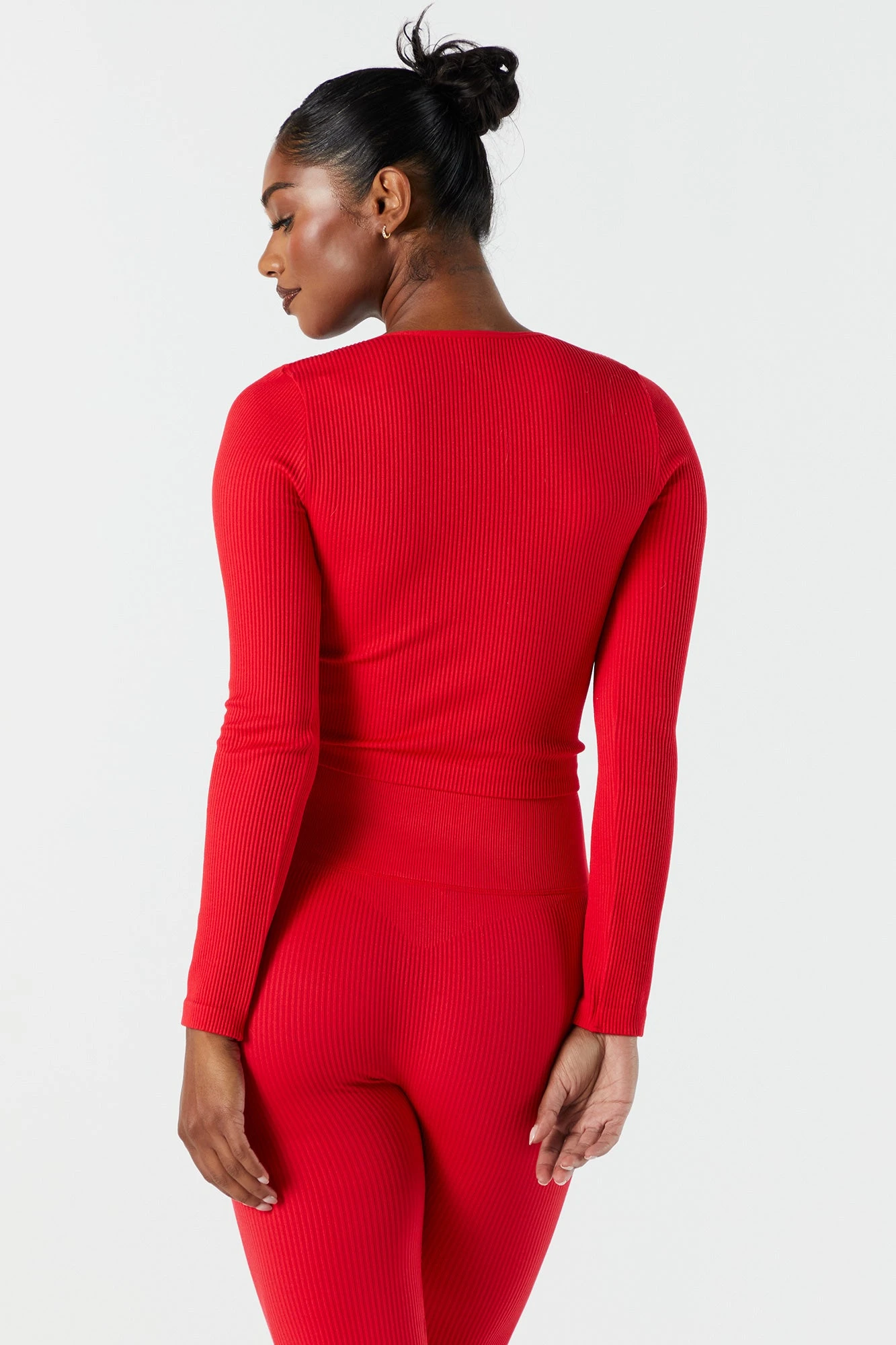 Sommer Ray Seamless Ribbed Long Sleeve Active Top 20 Sommer Ray Seamless Ribbed Long Sleeve Active Top - Image 18