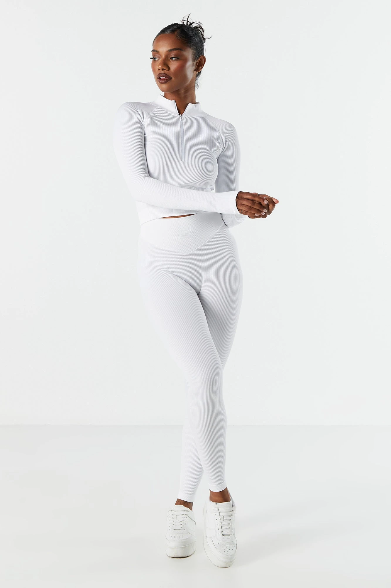 Sommer Ray Seamless Ribbed Quarter Zip Active Top 13 Sommer Ray Seamless Ribbed Quarter Zip Active Top - Image 11