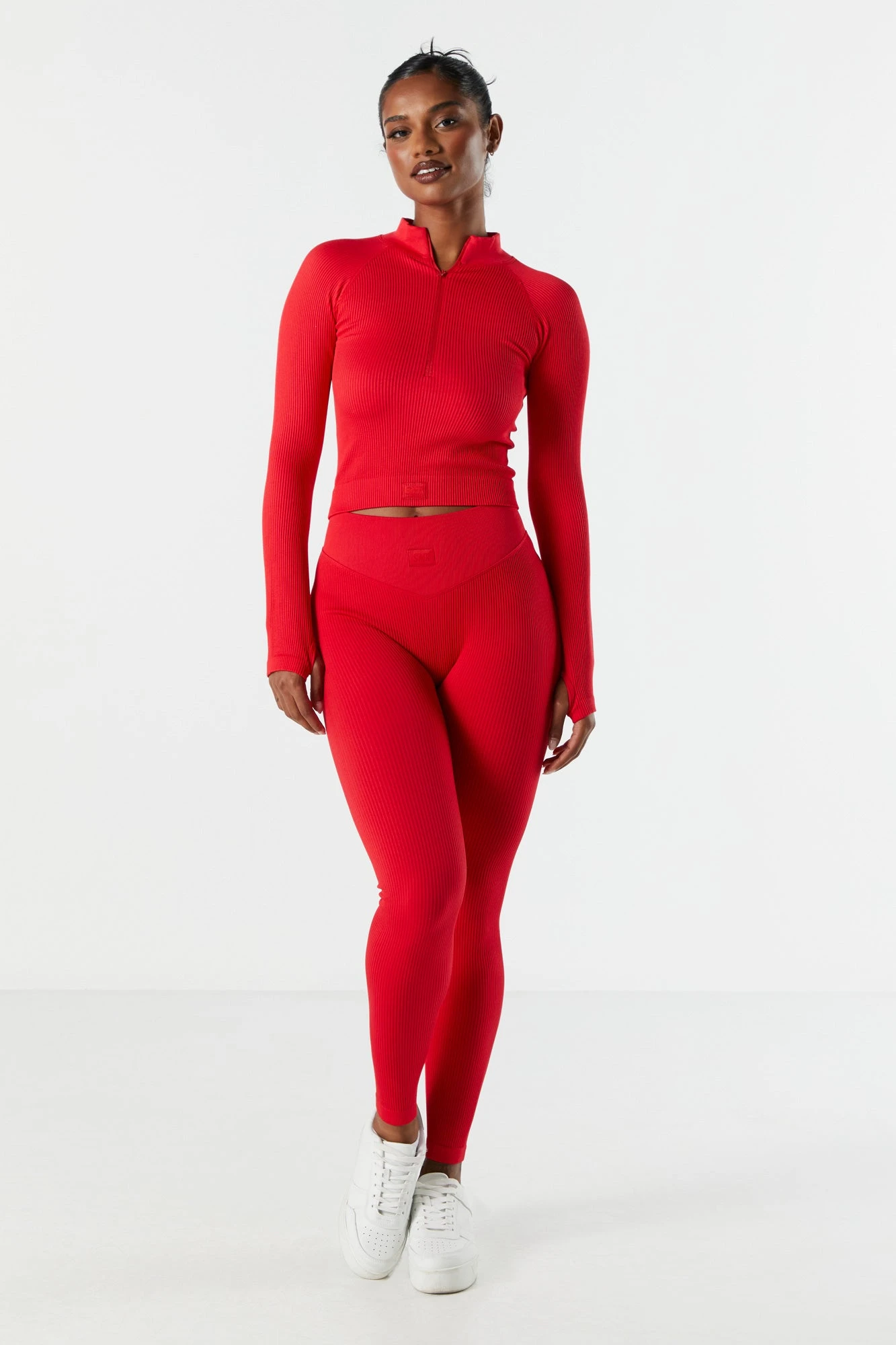 Sommer Ray Seamless Ribbed Quarter Zip Active Top 21 Sommer Ray Seamless Ribbed Quarter Zip Active Top - Image 19