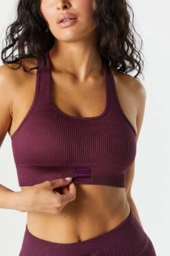 Sommer Ray Seamless Active Ribbed Bra -Mini Aura Shop 078648028978 84 3 85345c57 e6bd 428e a65f b49315b3d4a9