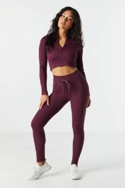 Sommer Ray Seamless Active Ribbed Zip Top -Mini Aura Shop 078648028981 84 2 0ab5b72c 1744 4834 ab86 b00bb2a9ecab