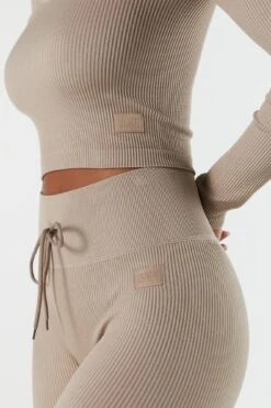 Sommer Ray Seamless Ribbed Self Tie Active Legging -Mini Aura Shop 078703569259 24 3