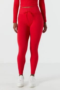 Sommer Ray Seamless Ribbed Self Tie Active Legging -Mini Aura Shop 078703569259 60 1