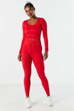 Sommer Ray Seamless Ribbed Self Tie Active Legging 28 Sommer Ray Seamless Ribbed Self Tie Active Legging -Mini Aura Shop 078703569259 60 4