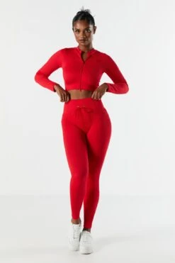 Sommer Ray Seamless Ribbed Side Pocket Active Legging 30 Sommer Ray Seamless Ribbed Side Pocket Active Legging -Mini Aura Shop 078703569263 60