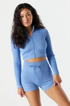 Sommer Ray Seamless Active Ribbed Tie Shortie -Mini Aura Shop 078748028978 40