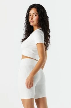 Sommer Ray Seamless Ribbed Active Tie Short 15 Sommer Ray Seamless Ribbed Active Tie Short -Mini Aura Shop 078748028979 10 1 1