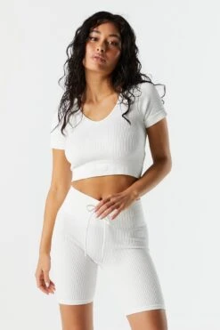 Sommer Ray Seamless Ribbed Active Tie Short 14 Sommer Ray Seamless Ribbed Active Tie Short -Mini Aura Shop 078748028979 10