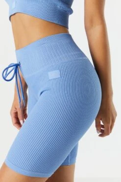 Sommer Ray Seamless Active Ribbed Tie Short -Mini Aura Shop 078748028979 40 3 1