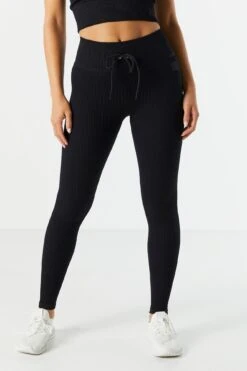 Sommer Ray Seamless Ribbed Active Tie Legging 19 Sommer Ray Seamless Ribbed Active Tie Legging -Mini Aura Shop 078748028980 01 1