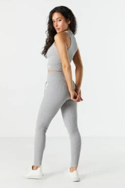 Sommer Ray Seamless Ribbed Active Tie Legging 24 Sommer Ray Seamless Ribbed Active Tie Legging -Mini Aura Shop 078748028980 05 2