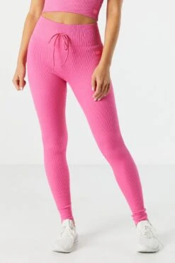 Sommer Ray Seamless Active Ribbed Tie Legging -Mini Aura Shop 078748028980 66 1