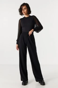 Contour Mesh Sleeve Bodysuit 21 Contour Mesh Sleeve Bodysuit -Mini Aura Shop 079003039234 01 4