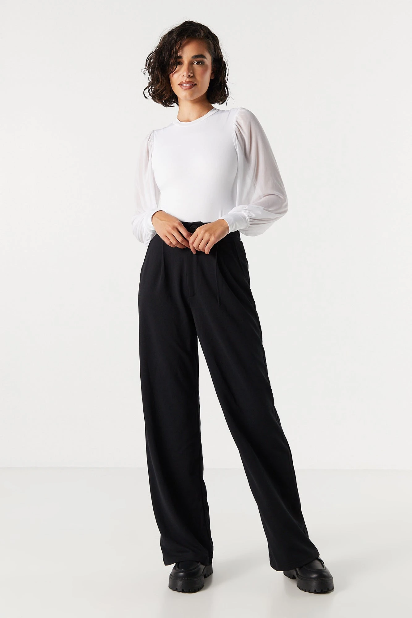 Contour Mesh Sleeve Bodysuit 12 Contour Mesh Sleeve Bodysuit - Image 10