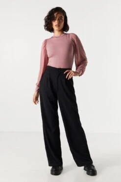 Contour Mesh Sleeve Bodysuit 31 Contour Mesh Sleeve Bodysuit -Mini Aura Shop 079003039234 65 4