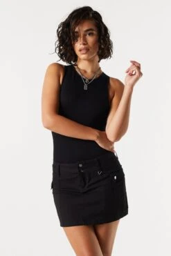 Seamless Ribbed Bodysuit -Mini Aura Shop 079040712325 01