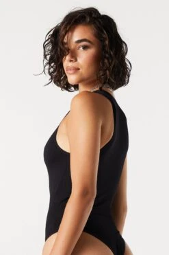 Seamless Ribbed Bodysuit -Mini Aura Shop 079040712325 01 3