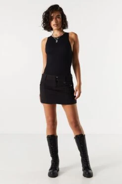 Seamless Ribbed Bodysuit -Mini Aura Shop 079040712325 01 4