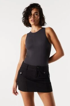 Seamless Ribbed Bodysuit -Mini Aura Shop 079040712325 02